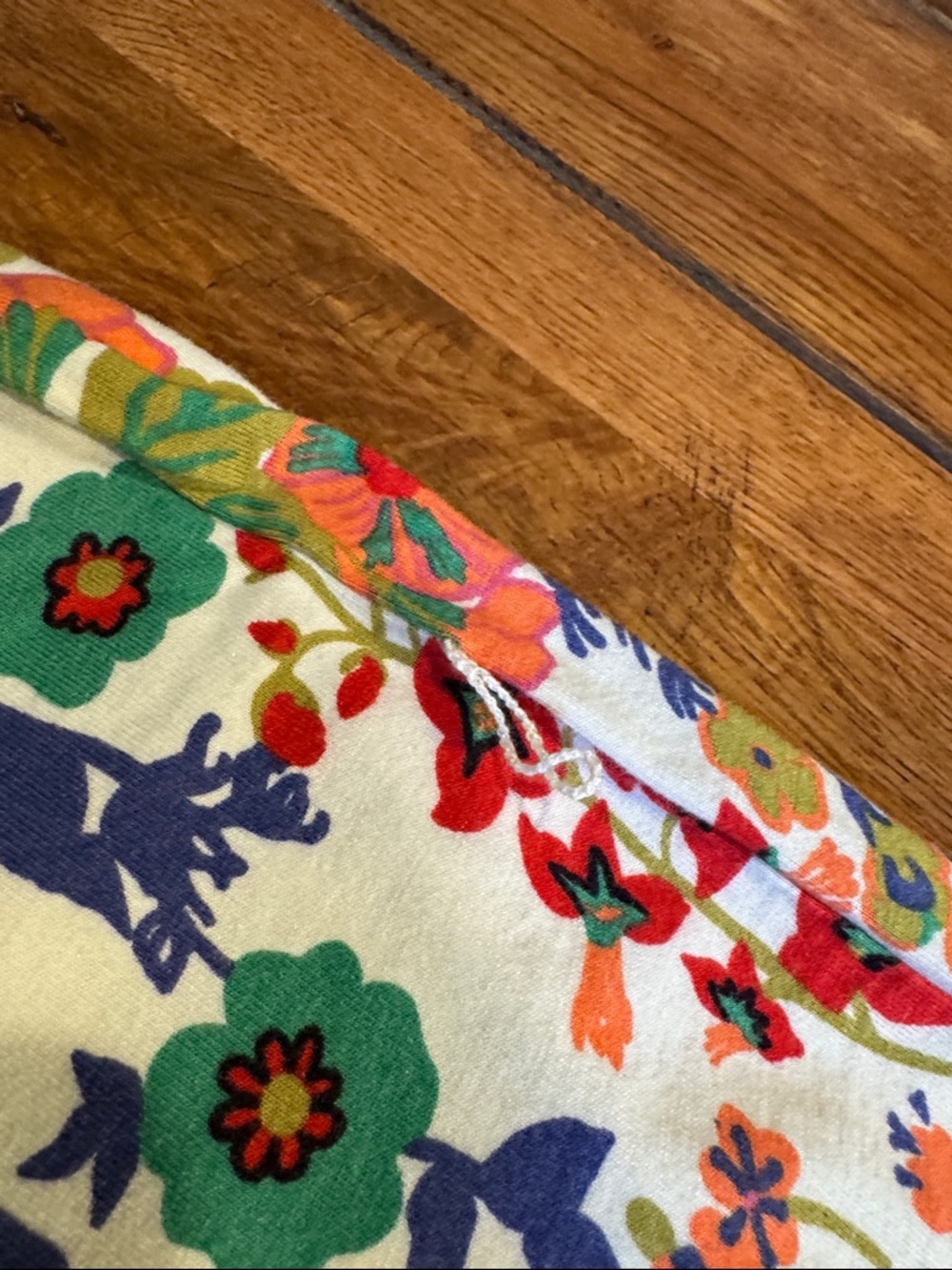 Boden White Sleeveless Floral Tie-Waist Mini Dress - Picture 7 of 8